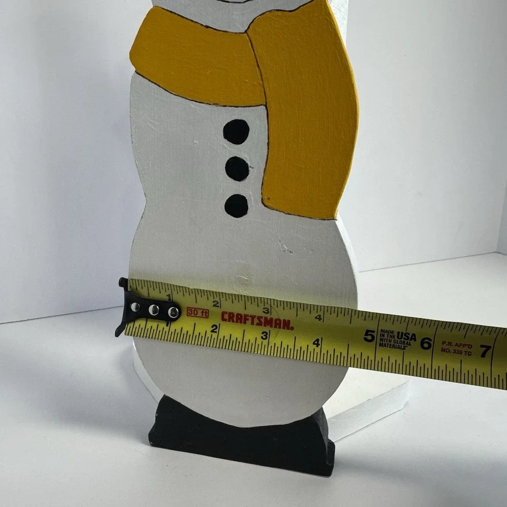 Snowman Paper Towel Holder Wooden Christmas‎ Decor